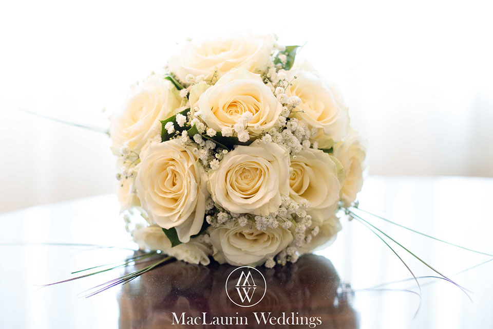 some beautiful wedding roses